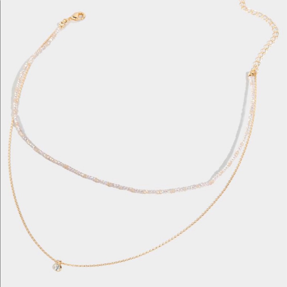 francesca’s bailey beaded layered choker